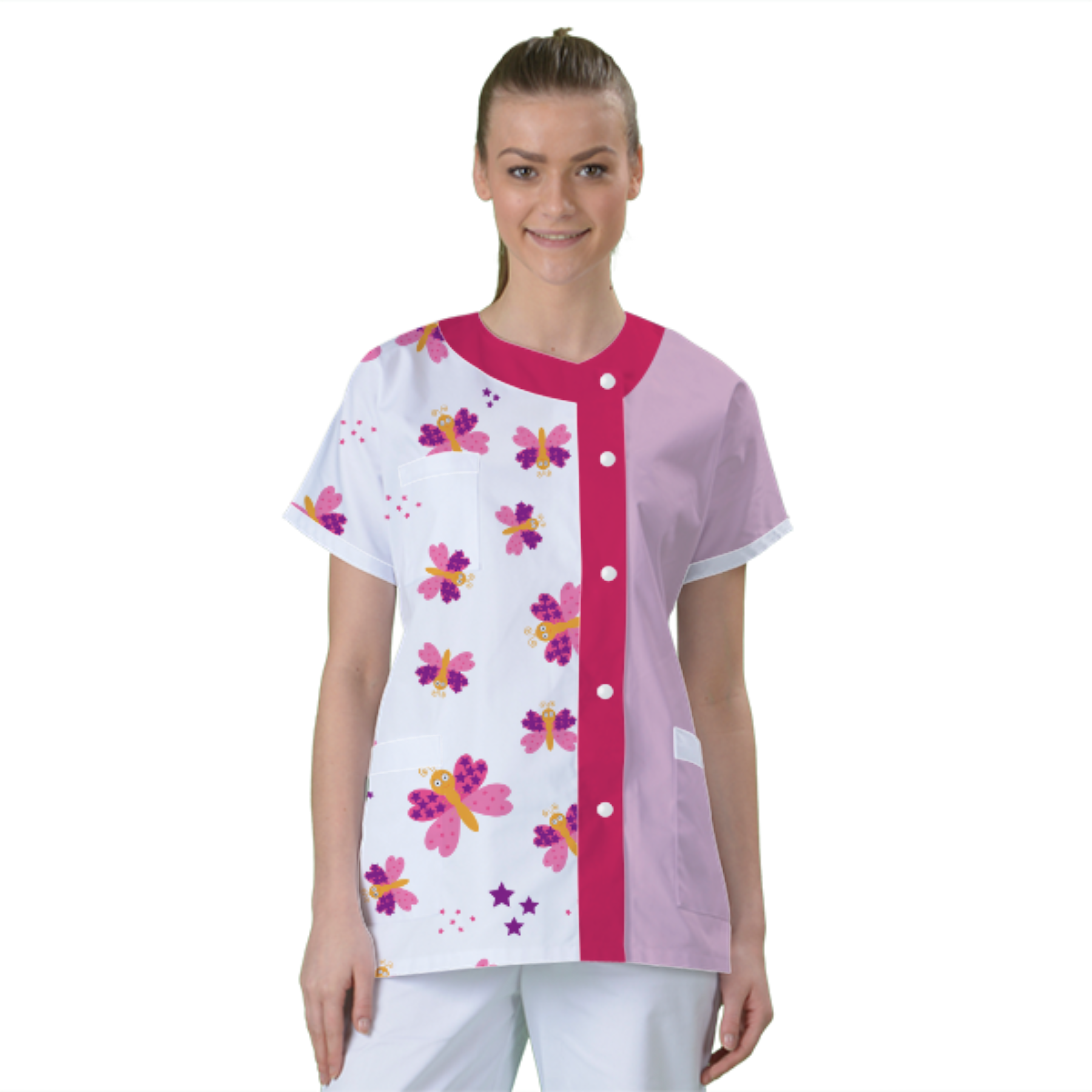 blouse-de-travail-personnalisee-tunique-medicale acheté - par Therese - le 23-05-2024