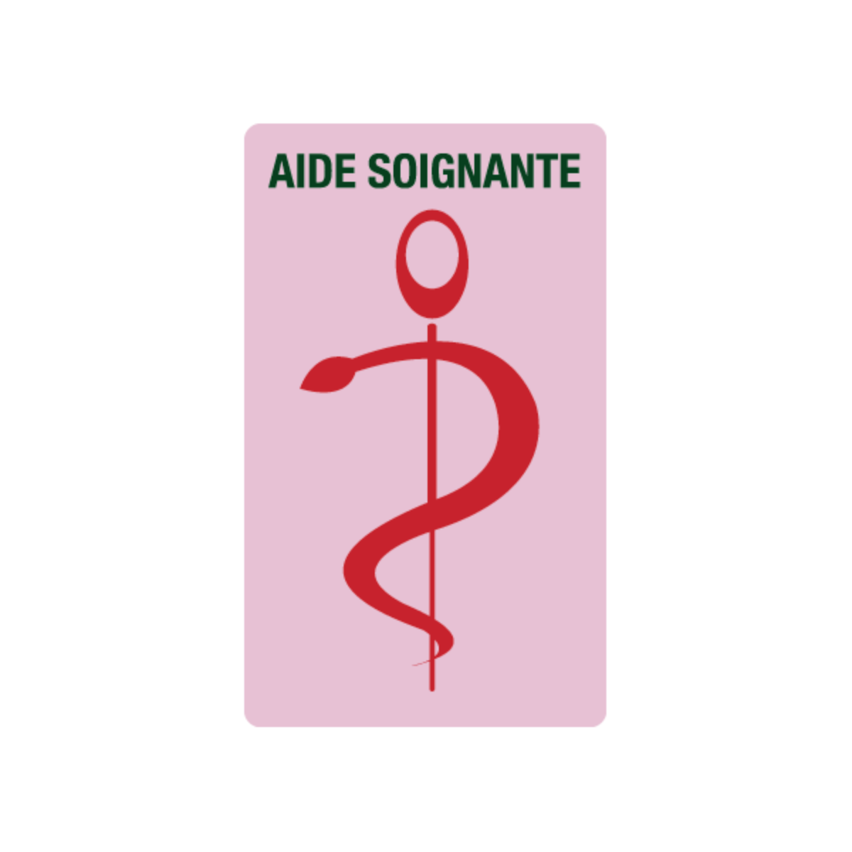 caducee-aide-soignante-personnalisable acheté - par Farida - le 01-10-2024