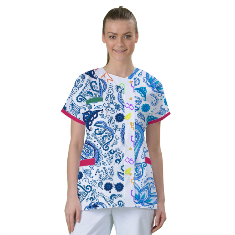 blouse-de-travail-personnalisee-tunique-medicale acheté - par Corinne - le 04-06-2024