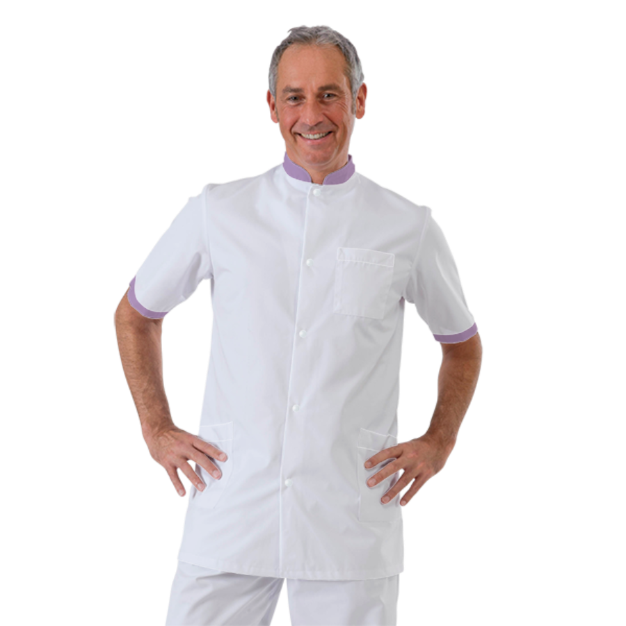 Blouse médicale 2024 homme personnalisable